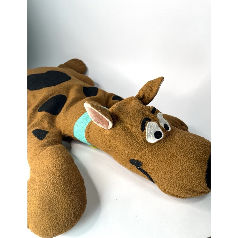 Vintage Scooby Doo Crown Crafts Pillow Buddies Plush Dog Flat Toy Around 32"